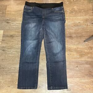 INC International Concepts Maternity Cropped Jeans Size 8 – Excellent Condition